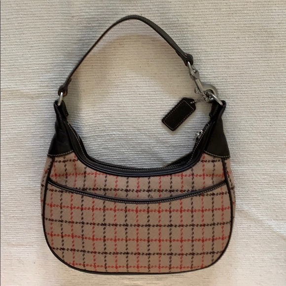 NWOT Coach Tweed Hobo Bag - Picture 1 of 8
